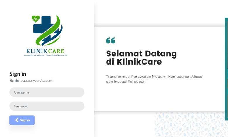 KlinikCare Screen 2